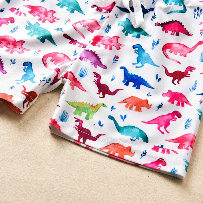 Aalizzwell Baby Swim Trunks, Toddler Infant Swimsuit Bathing Suit Beach Swimming Shorts (Dinosaur, 0-6 Months) - Image 4